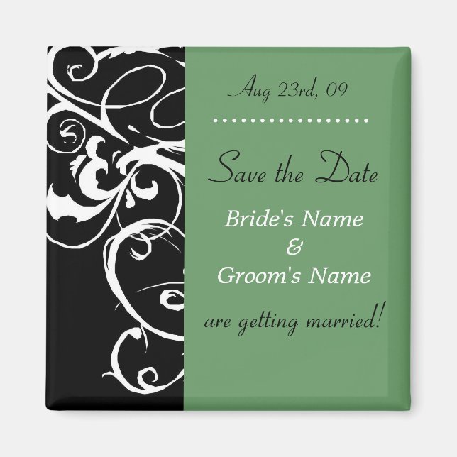 Save the Date - Wedding Magnet (Front)