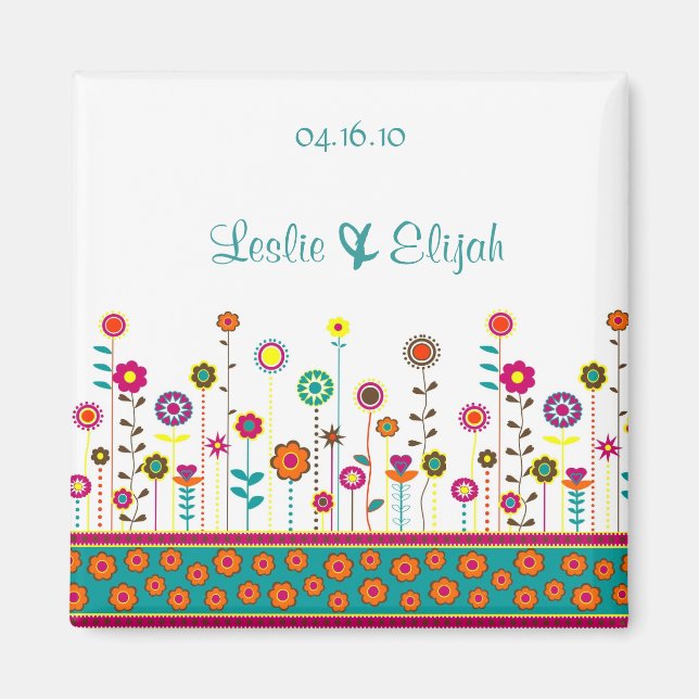 Save the Date - Wedding Magnet (Front)