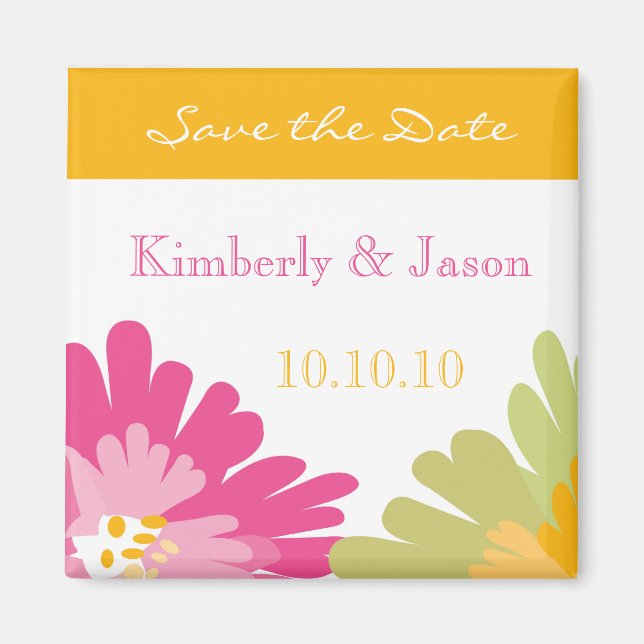 Save the Date - Wedding Magnet (Front)
