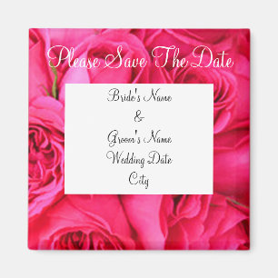Save The Date Wedding Magnet Templates