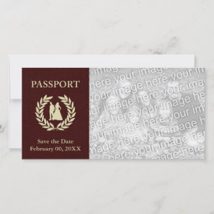 save the date wedding passport