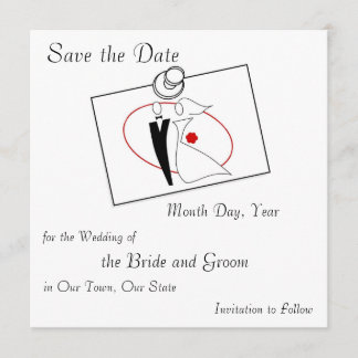 Save the Date Wedding Post-it
