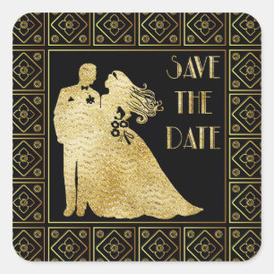 save the date wedding stickers