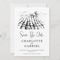 Save The Date Winery Wedding