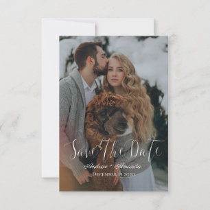Save the Date Winter Wedding