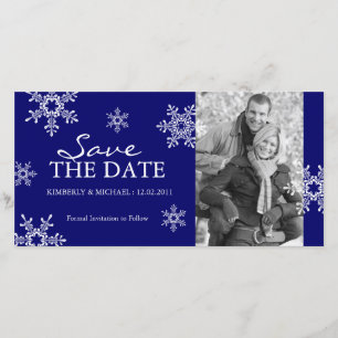 Save the Date - Winter Wedding Photo Cards
