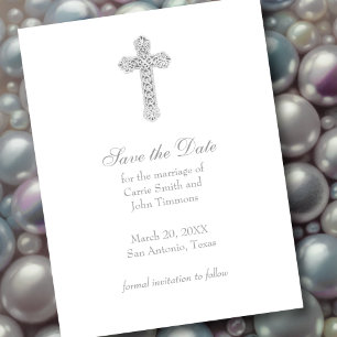 Save the Date with Cross