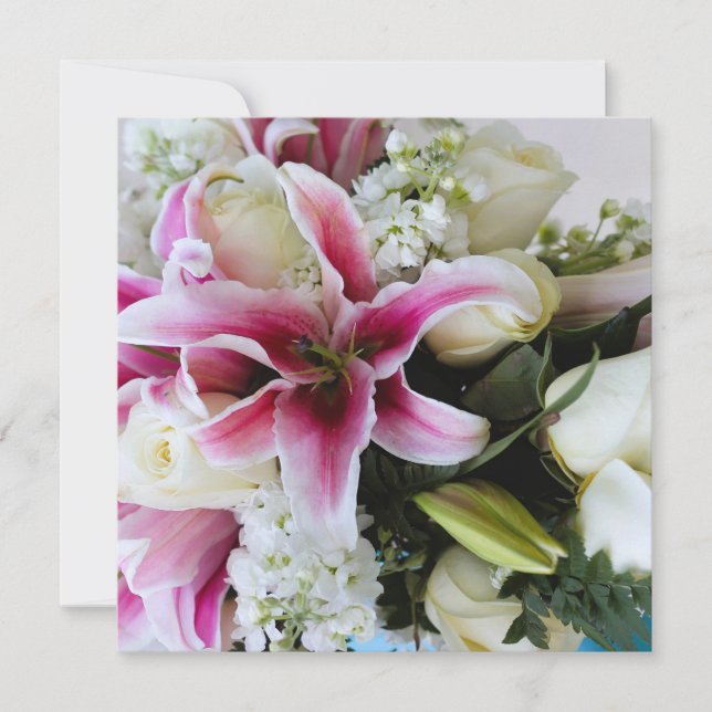Save the date with floral cover (Front)