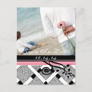 Save The Date with Your Photo Announcement Postcard