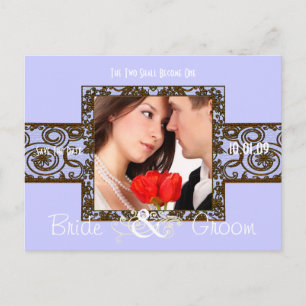 Save The Date with Your Photo Announcement Postcard