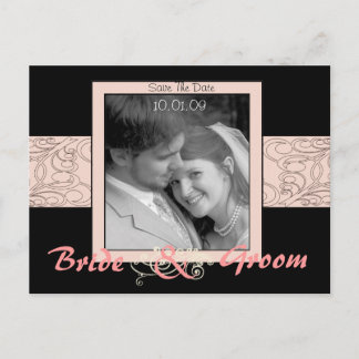 Save The Date with Your Photo Announcement Postcard