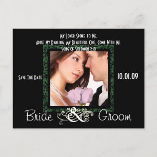 Save The Date with Your Photo Announcement Postcard