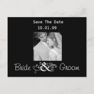 Save The Date with Your Photo Announcement Postcard