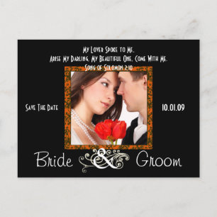 Save The Date with Your Photo Announcement Postcard