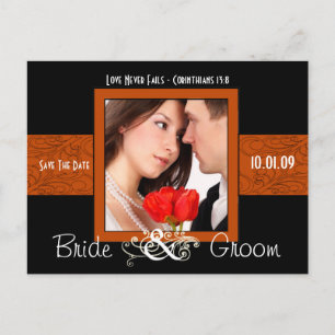 Save The Date with Your Photo Announcement Postcard