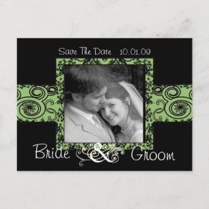 Save The Date with Your Photo Announcement Postcard