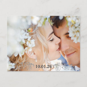 Save The Date with Your Photos Announcement Postcard