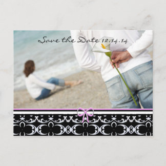 Save The Date with Your Photos Announcement Postcard