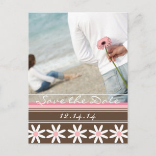 Save The Date with Your Photos Announcement Postcard
