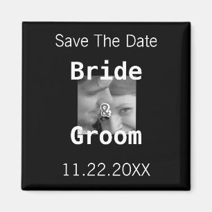 Save The Date Your Photo Magnet