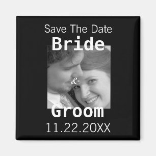 Save The Date Your Photo Magnet -