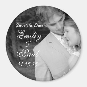 Save The Date-Your Photo Magnet