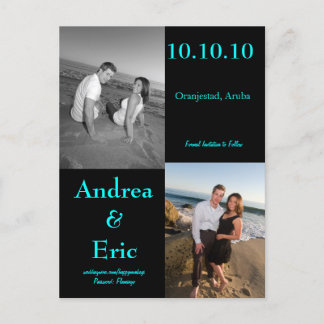 Save the Dates Announcement Postcard