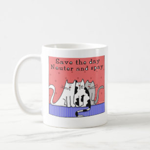 Save the Day, Neuter and Spay Coffee Mug