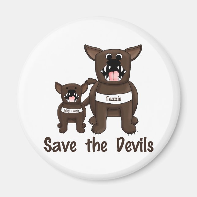 Save the Devils Magnet (Front)