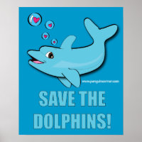 Save the Dolphin Poster