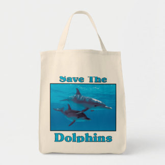 Save the Dolphins Tote Bag