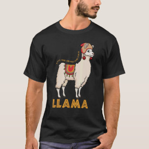 Save The Drama For Your Llama Cute Animal 1 T-Shirt