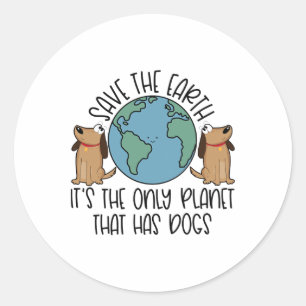 Save The Earth Classic Round Sticker