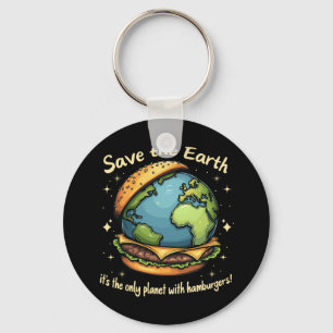 Save The Earth – It’s The Only Planet With Hamburg Key Ring