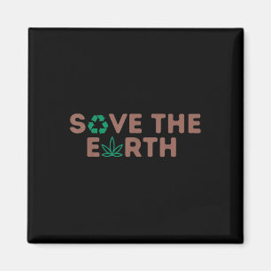 Save The Earth Planet Recycle Earth Environmental Magnet