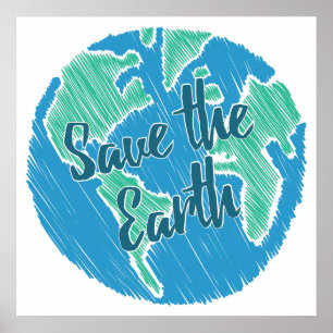 Save The Earth Poster