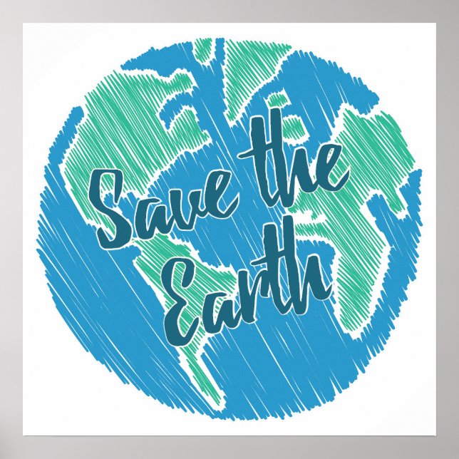 Save The Earth Poster (Front)