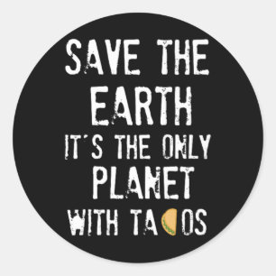 Save The Earth Save The Earth Our Planet Classic Round Sticker