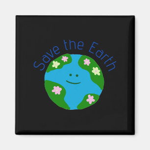 Save The Earth T Shirt Magnet