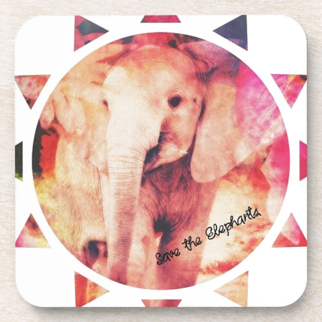 Save the Elephants, Baby Eelephant Sunshine Coaster (Front)