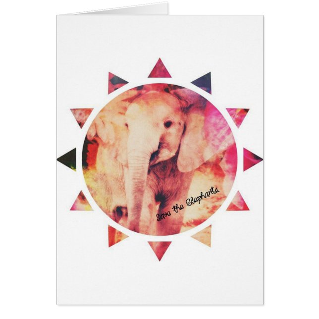 Save the Elephants, Baby Elephant Sunshine (Front)