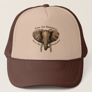 Save the Elephants Graphic Trucker Hat
