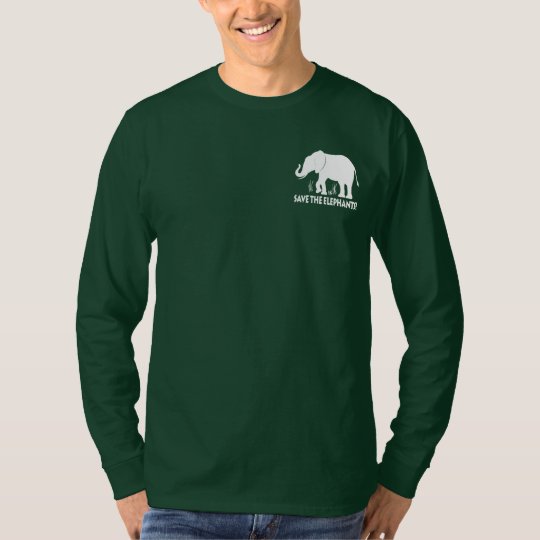 Save the Elephants in Silhouette T-Shirt