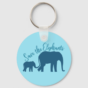 Save the Elephants Key Ring