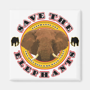 Save the Elephants Magnet
