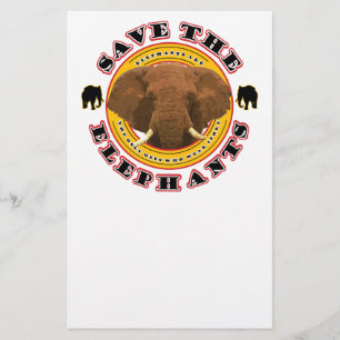 Save the Elephants Stationery