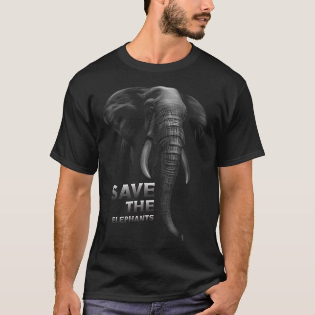 Save The Elephants T-Shirt (Front)