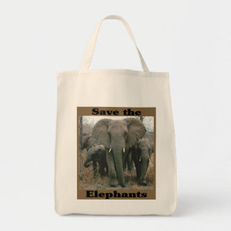 Save the Elephants Tote Bag