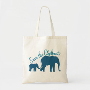 Save the Elephants Tote Bag