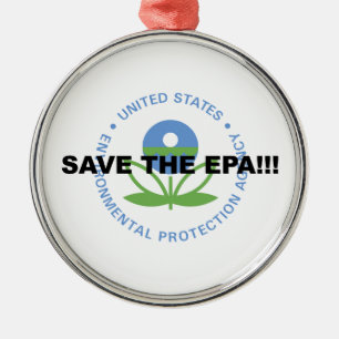 Save the EPA Metal Tree Decoration